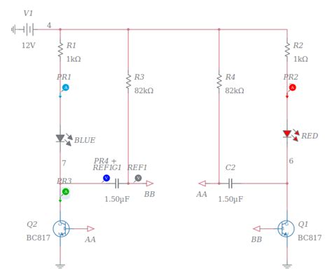 Astable Multivibrator Using Transistor Multisim 的图像结果