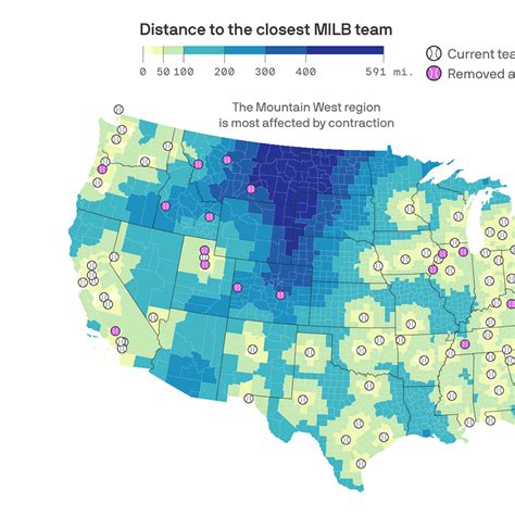 Minor League Baseball Parks Map