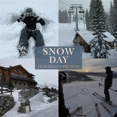 10 Lightroom Presets for Snow Day, Nature Presets, European Travel ...