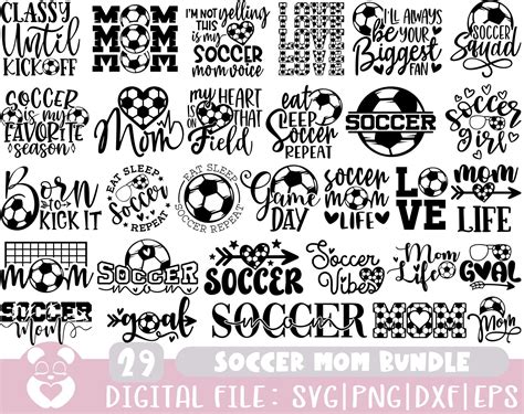 Soccer Mom Svg Bundle Soccer Svg Soccer Shirt Svg Soccer - Etsy