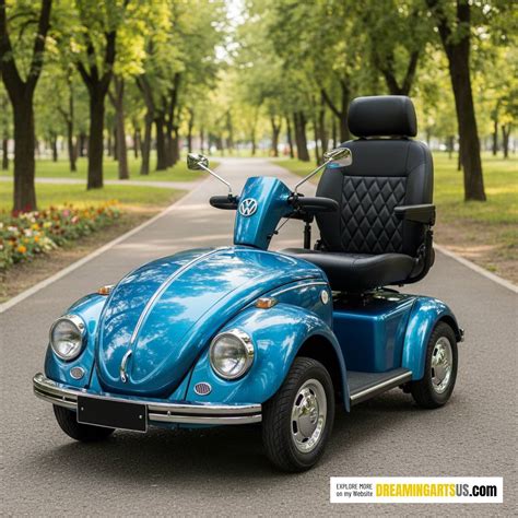 VW Beetle inspired Mobility Scooter | For Volkswagen Lovers
