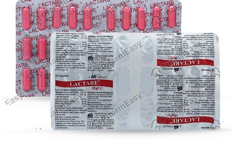 Lactare Strip Of 30 Capsules: Uses, Side Effects, Price & Dosage ...