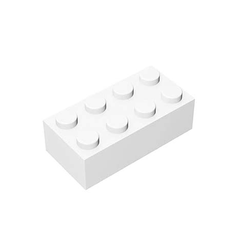 Ttehgb Toy Classic Bulk Brick Block 2X4, 100 Piece Building Brick White ...