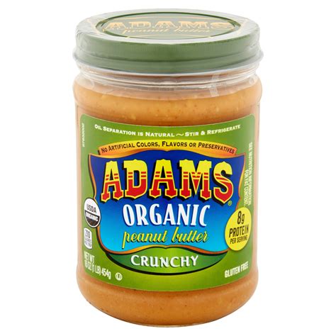 41 adams peanut butter nutrition label