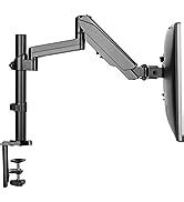 Rife Dual Monitor Stand, Free Standing Desk Mount for 2 Monitors up to ...