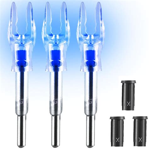 KEAUP G/4.2mm Lighted Nocks for Arrows with .165".204" Inside Diameter ...