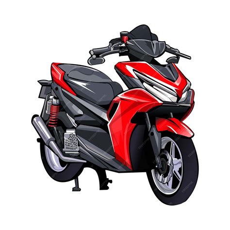 Matic motocycle vector illustration | Premium Vector