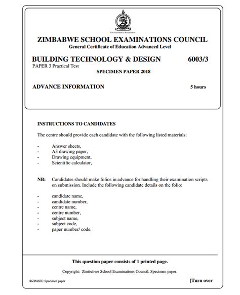 Image result for Zimsec Exam Tips