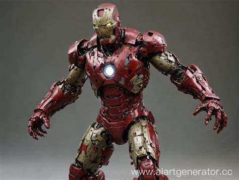 Zombie Iron Man | AI Art Generator