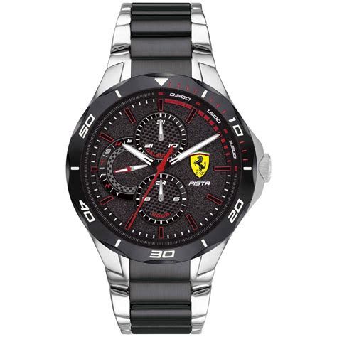 Buy Scuderia Ferrari Pista Analog Black Dial Men's Watch-0830761 at ...