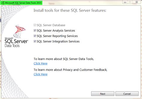 Image result for Installing SQL Server Data Tools