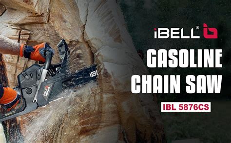iBELL 5876CS Chain Saw 2.71KW/3.52HP, 58cc, 18inch Guide Bar and Chain ...