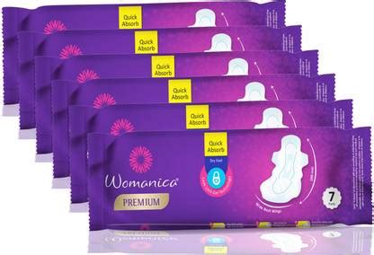 Womanica Quick Absorb PREMIUM- XL Sanitary Pads / Napkins (42 counts ...