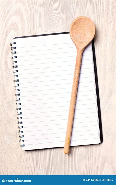 Blank recipe book stock photo. Image of cooking, copy - 24114884