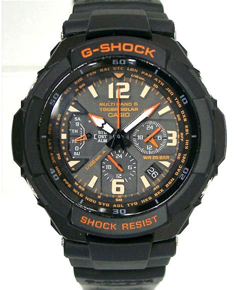 Casio G-Shock Multi Band 6 Tough Solar World Time GW-3000 b-1 a montre ...
