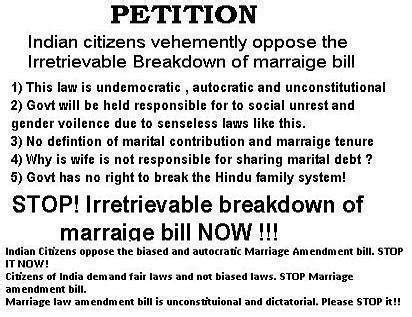Petition · Indian Citizens oppose the biased and autocratic Marriage ...
