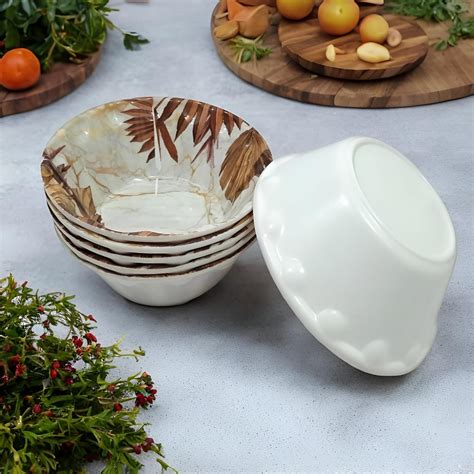 Buy Inpro Melamine Vegetable Bowl Pack of 6 Perfect for individual ...