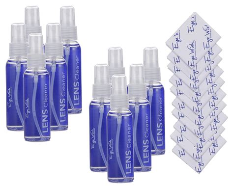 Eyeglass Lens Cleaner Spray | 10 Pack of 2oz Glasses Cleaning Spray ...
