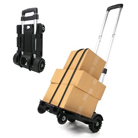 Buy DricRoda Foldable Hand Trucks, 150 lb Capacity Compact Folding ...