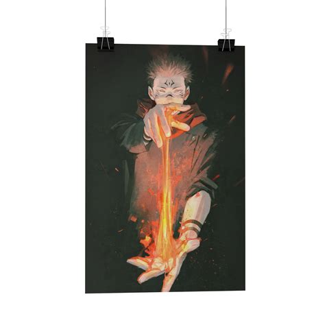 Sukuna jujutsu kaisen Metal Poster – The STATIC Store