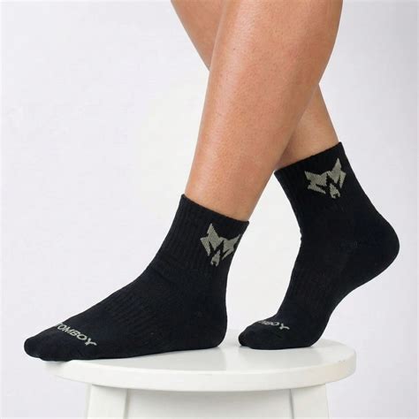 Men’s Sport Stripe No Show Socks – Geometric Wolf Edition – Tomboy India