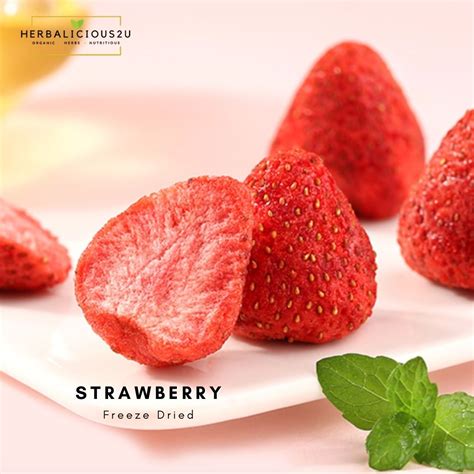 Freeze Dried Strawberry 冻干草莓 – Herbalicious2u.com