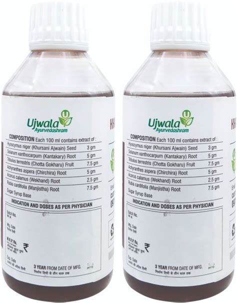 UJWALA AYURVEDASHRAM Khadnol Syrup, For Kidney & Gall Bladder Stone ...