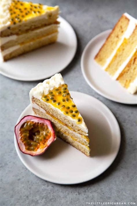 Passion Fruit Cake - The Little Epicurean