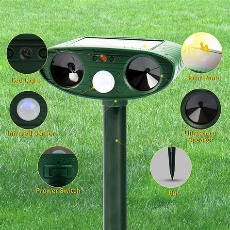 Ultrasonic Deer Repeller Solar Powered, Keep Deer out of Garden – Rrsstore