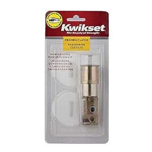 Kwikset 12077 CP DB RFL CNV KIT Mobile Home Exterior Deadbolt ...