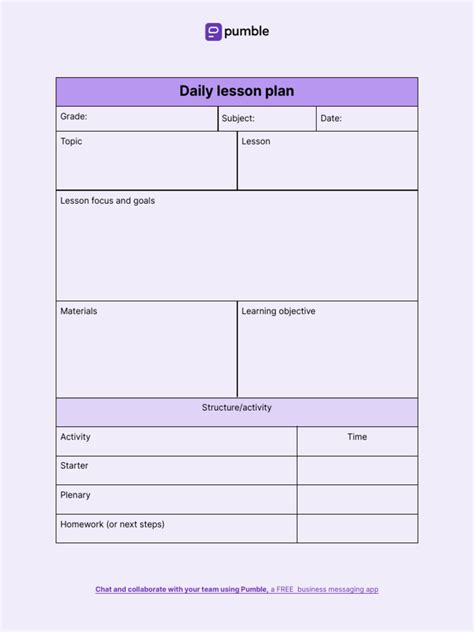 Image result for Daily Lesson Plan