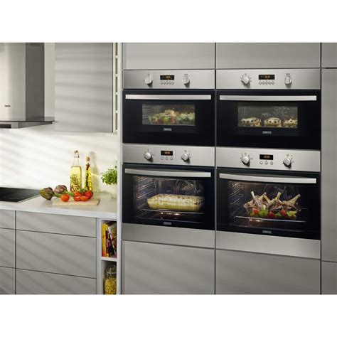 Zanussi ZKC44500XA Built-in Combination Microwave Oven Stainless Steel | Appliances Direct