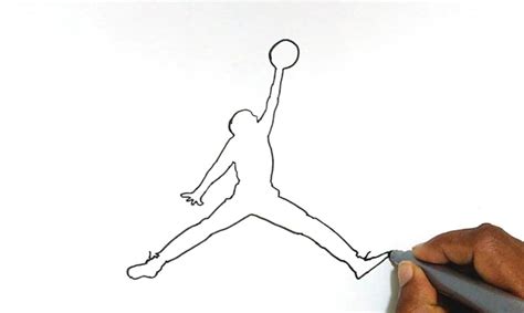 How To Draw The Michael Jordan Logo - Drawing Tips Guide