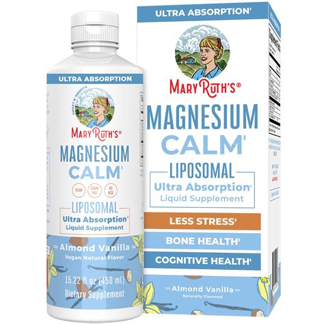Magnesium Bisglycinate By Maryruths 1 Month Supply No Sugar Added ...
