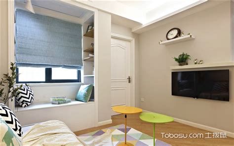 现代风格80平米两室一厅客厅装修效果图_土巴兔装修效果图