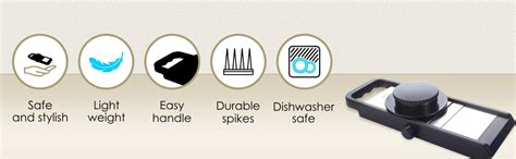 Rubicon® Adjustable Mandoline Slicer | Stainless Steel Veggie & Fruit ...