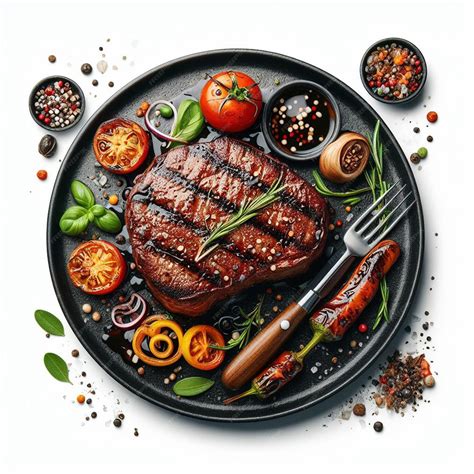 Premium Vector | Hyperrealistic vector illustration spicy grilled filet ...