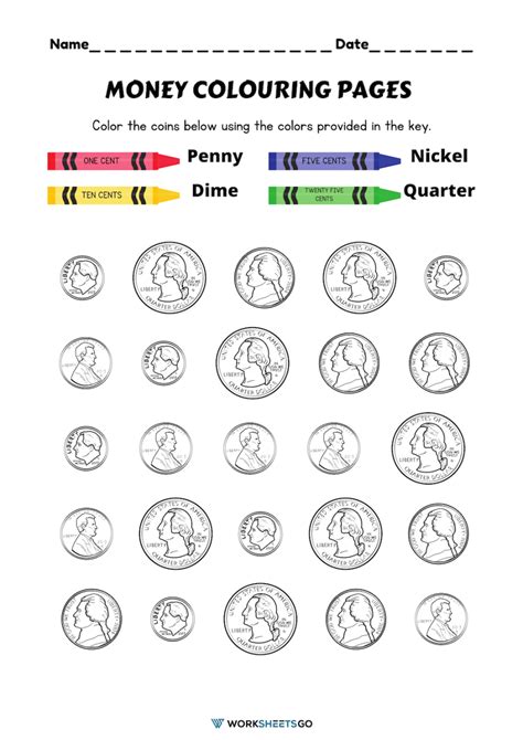 Money Coloring Pages 的图像结果