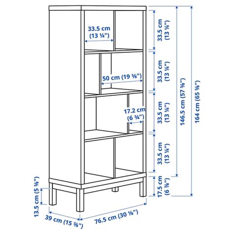 KALLAX shelving unit with underframe, dark green/black, 77x39x164 cm ...