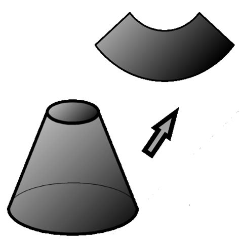 Image result for Cone Layout Flat Pattern