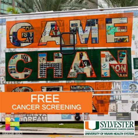 Free Cancer Screening with Sylvester Game Changer, Peter Bluesten Park ...