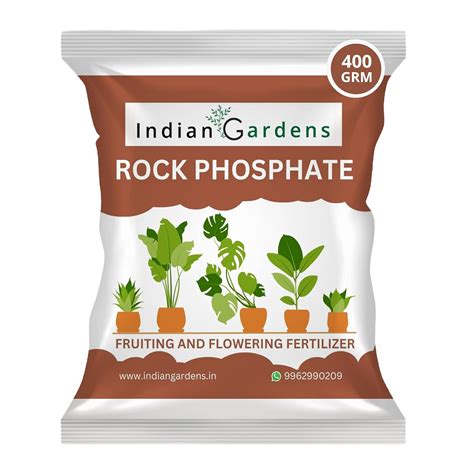 Indian Gardens - Rock Phosphate Fertilizer for All Plants |Natural ...