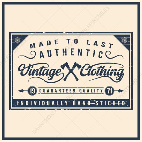 Best 35+ Free Vintage Denim Labels Creative Vector