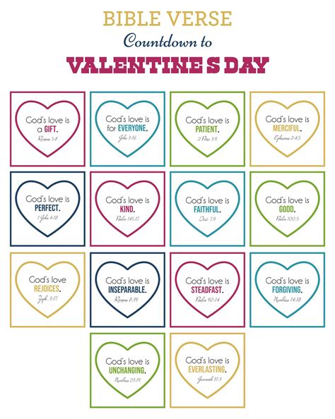 8 free printable bible verse valentines cards – Artofit