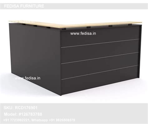 Receptionist Table Price Esquire Glass Top Reception Desk Leather ...