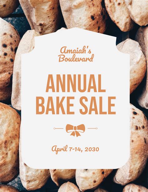 Bake Sale Flyer Printable