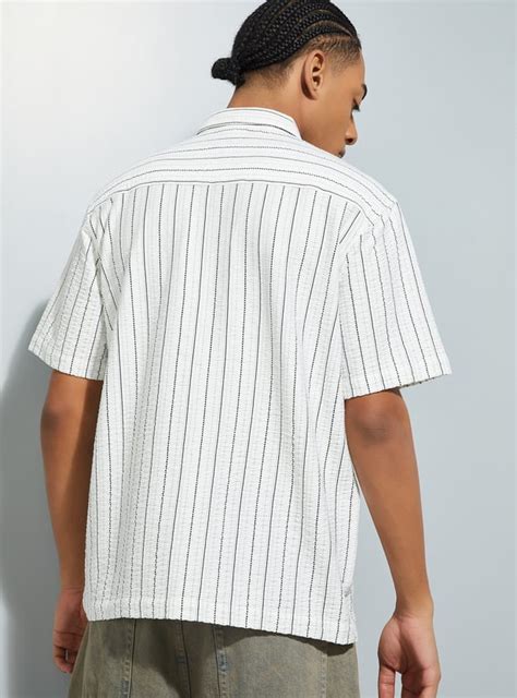 Buy URB_N Men Striped Relaxed Fit Resort Shirt Online at just Rs. 999.0 ...