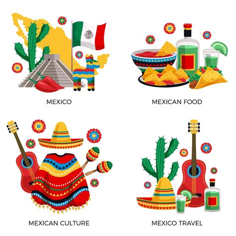 Mexico Culture Concept Vector Illustration 2415213 Vector Art at Vecteezy