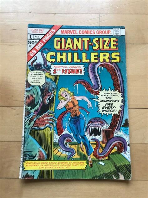 giant size chillers #1 First, marvel comics, Feb 1974 | #4061453781