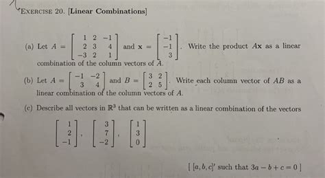 Image result for Perform a Linear Combination